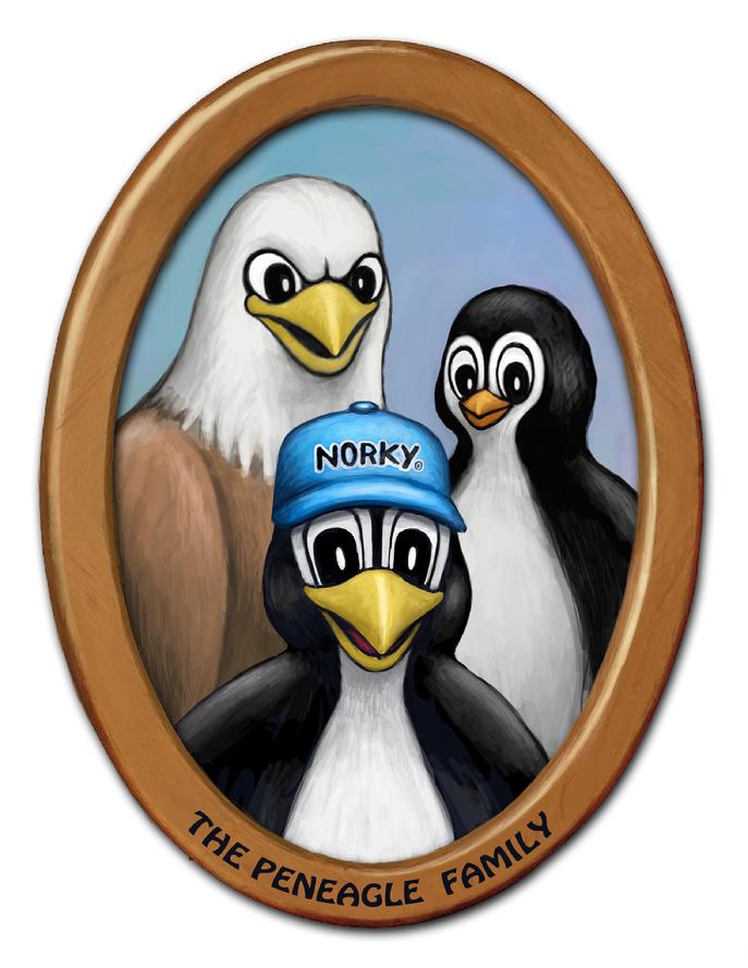 NORKY THE PENEAGLE MAIL BOX LETTERS